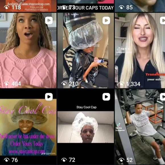 Stay Cool Cap (3 Caps TOTAL) - Picture 4 of 9